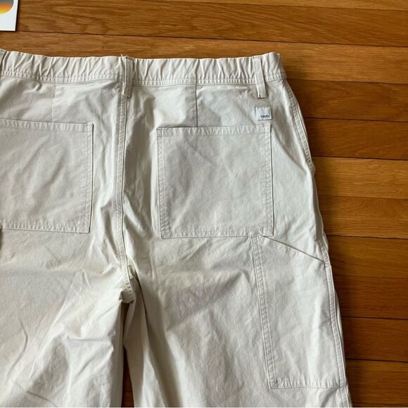 Vuori New w/ Tag Cream Milkweed Wide Leg Carpenter Gateway Pants XL Extra Large - Picture 13 of 13